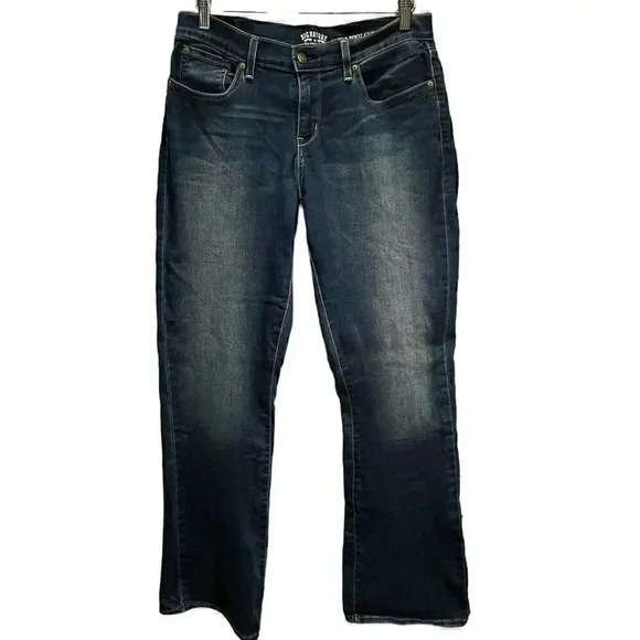 Levi's Signature Women's Curvy Bootcut‎ Jeans Dark Wash Blue Size 14 - Picture 1 of 5